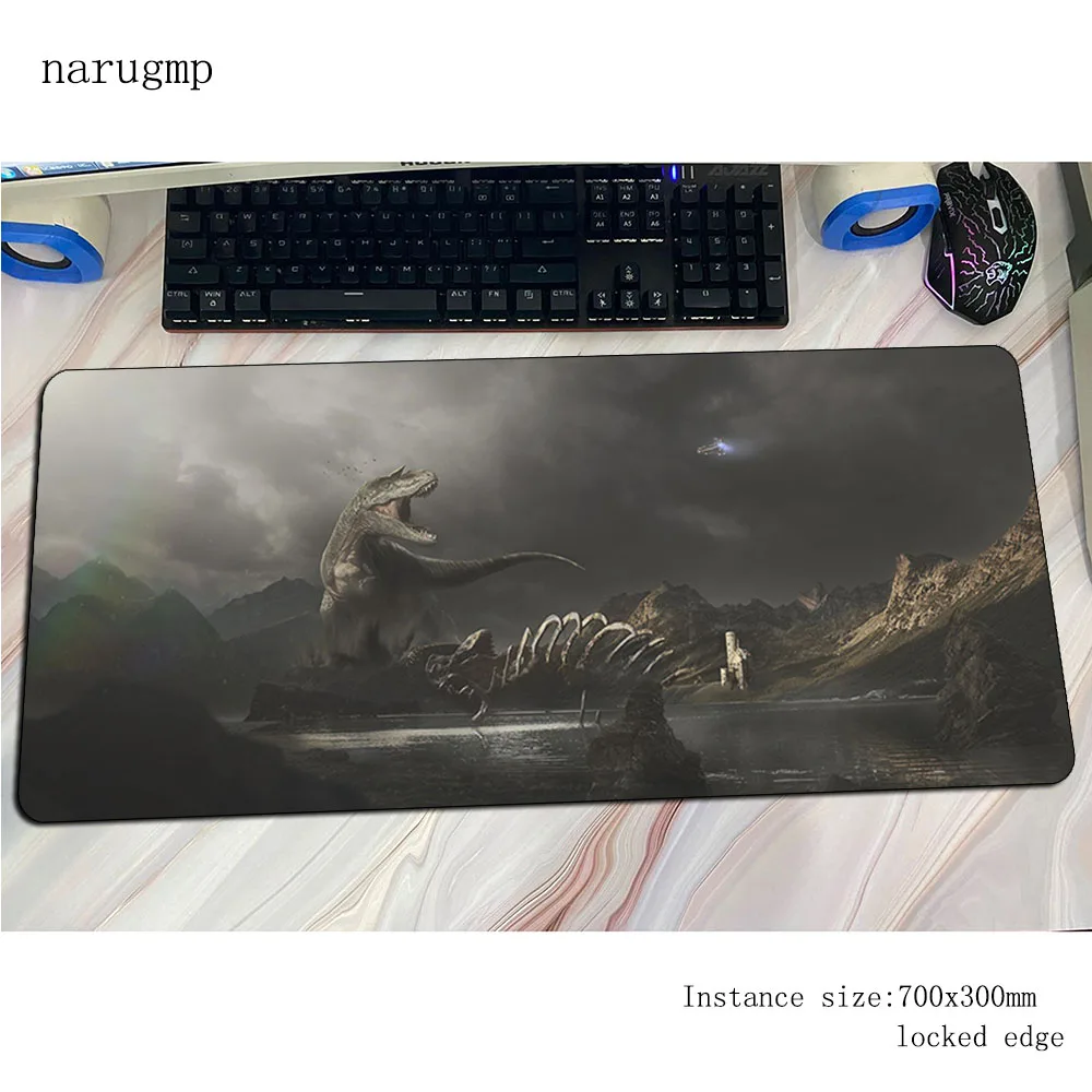 

Dinosaur padmouse New arrival accessory 90x40cm mouse pad thick gaming enterprise rubber mats keyboard large mouse mat gamer