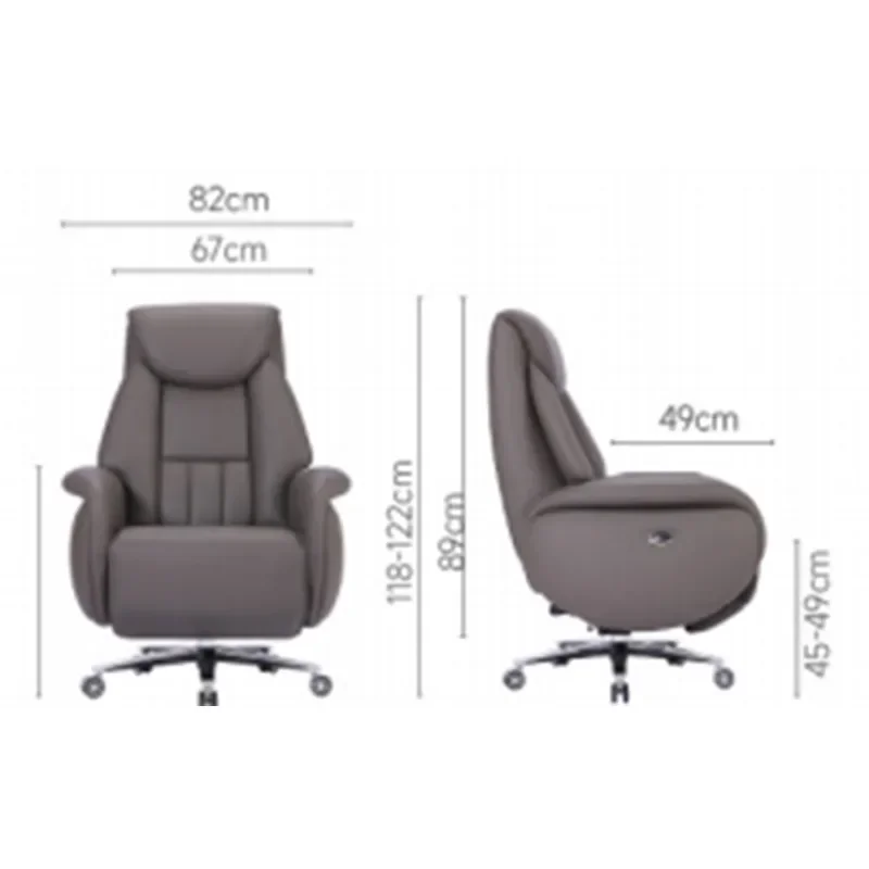 B18- Chair Backrest Long Sitting Office Chair Single Armrest Electric Office ChairN4