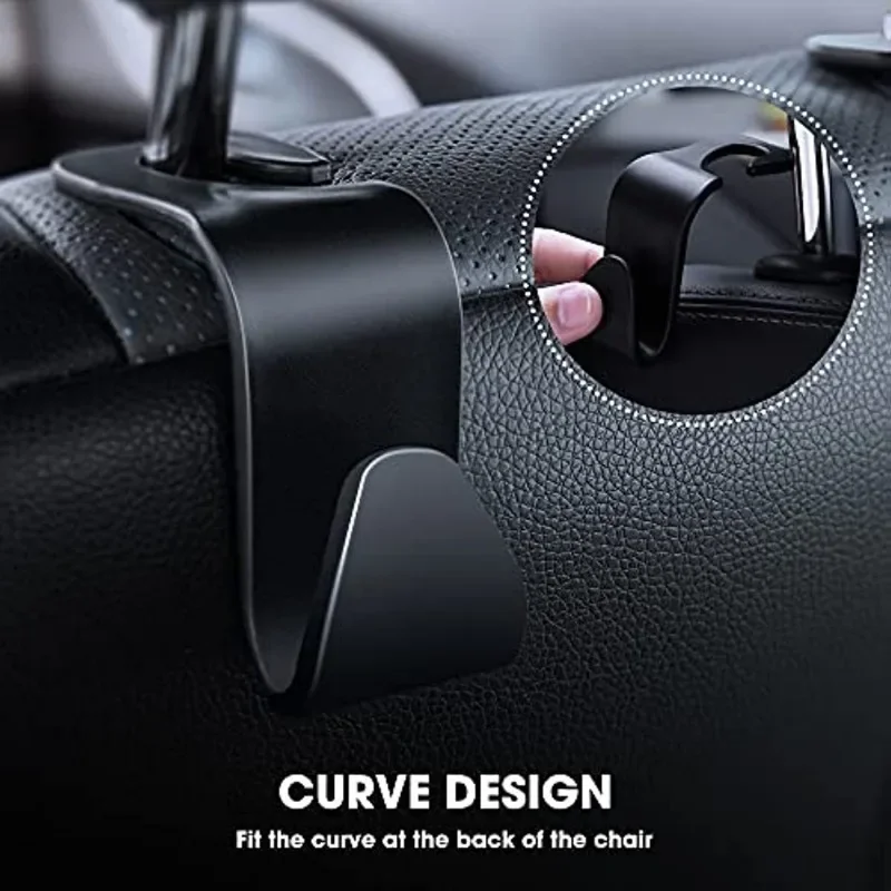 Universal Multi-color Car Seat Back Hook Portable Car Bag Purse Cloth Storage Hanger Holder Auto Interior Decoration Wholesale