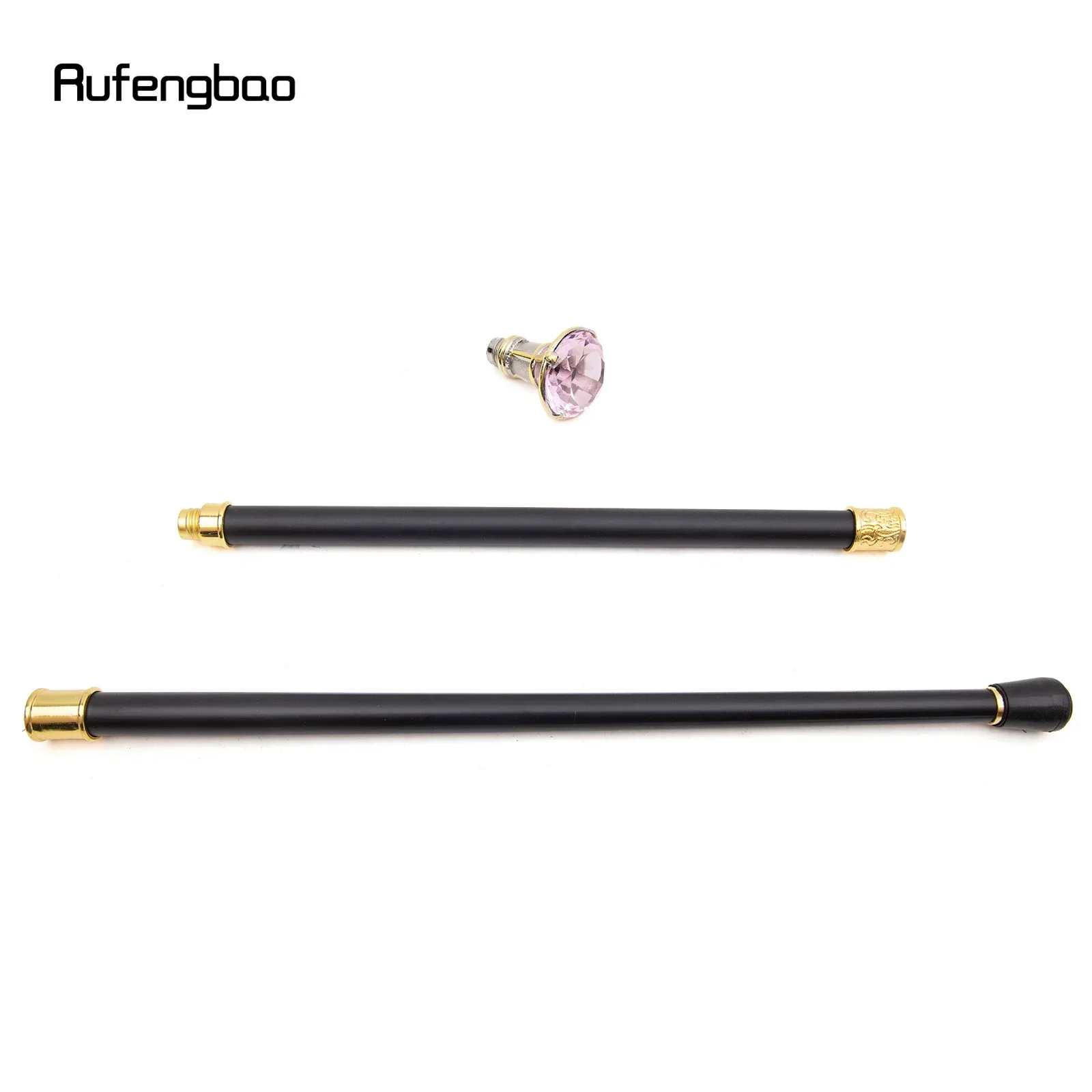 الوردي الماس نوع الذهبي الأبيض عصا للمشي موضة ديكور عصا للمشي شهم أنيقة تأثيري قصب مقبض Crosier 90 سنتيمتر