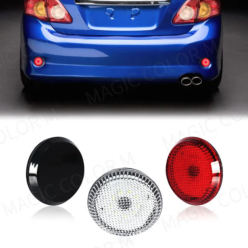 

Rear Bumper Reflector Light For Toyota Corolla 2008 2009 2010 For Nissan Qashqai Pathfinder Car Tail Stop Brake Lamp Accessories