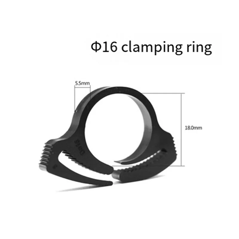 ABLK 100PCS PE Pipe Clamp Φ16 Irrigation Pipe Fixed To Prevent Water Leakage Sprinkler Drip Pipe Accessories Fixed Snaps