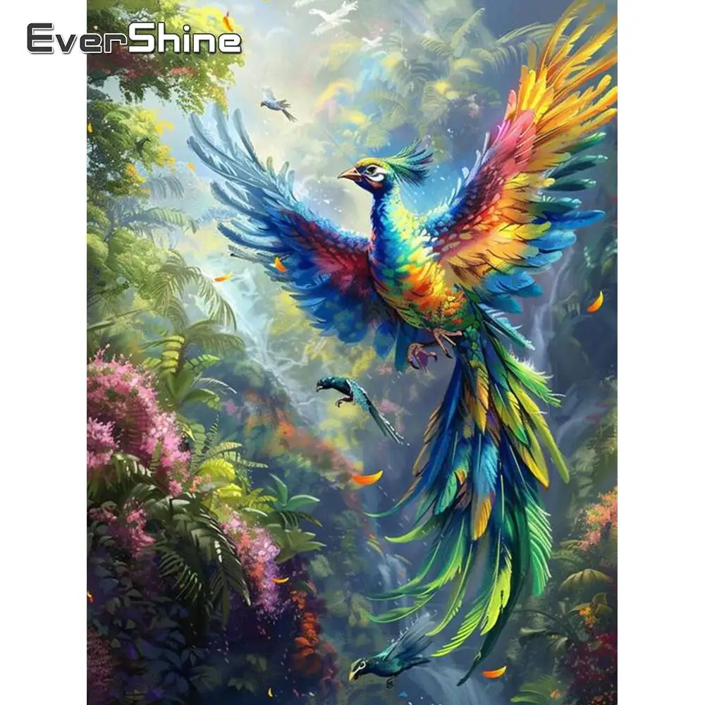 

Evershine DIY алмазная живопись павлин животное Новое поступление набор для вышивки крестиком мозаика подарок ручной работы