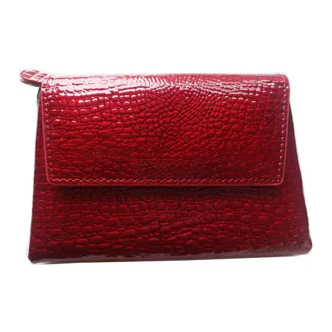 2025 New Alligator Cow Leather Wallet Magnetic Clasp Short Purse Woman RFID Genuine Leather Card Holder Clutch With Box
