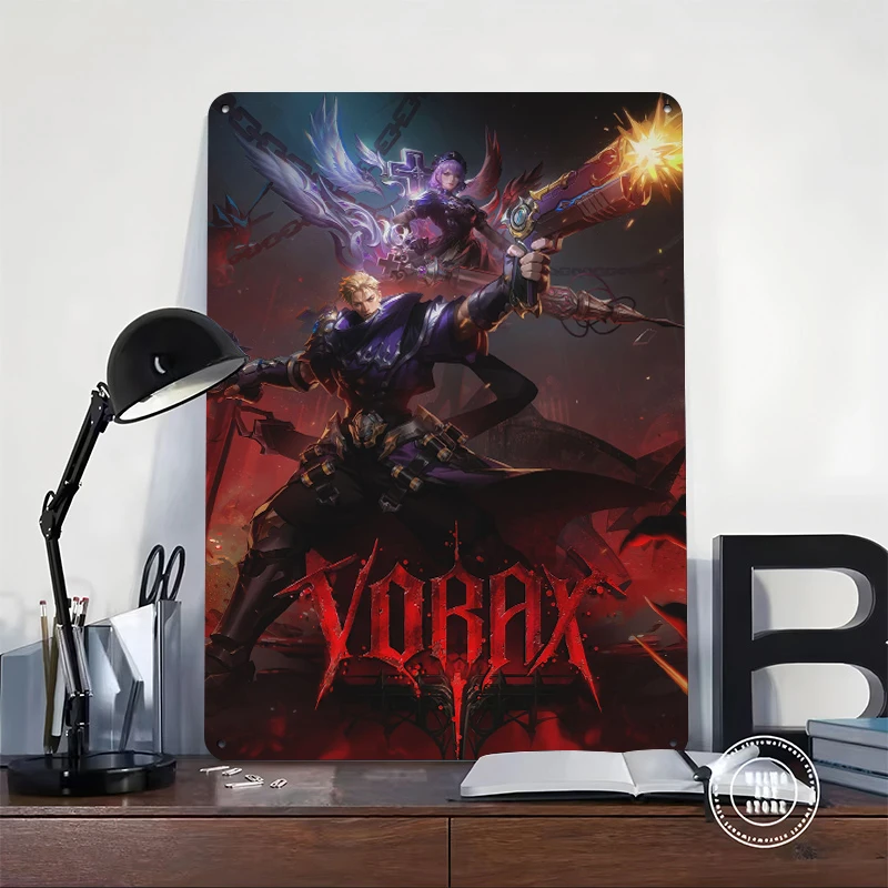 Torchlight Infinite Vorbax Game Art Poster Customized Vintage Metal Signs Wall Art Retro Tin Plaque for Coffee Bar Accessories