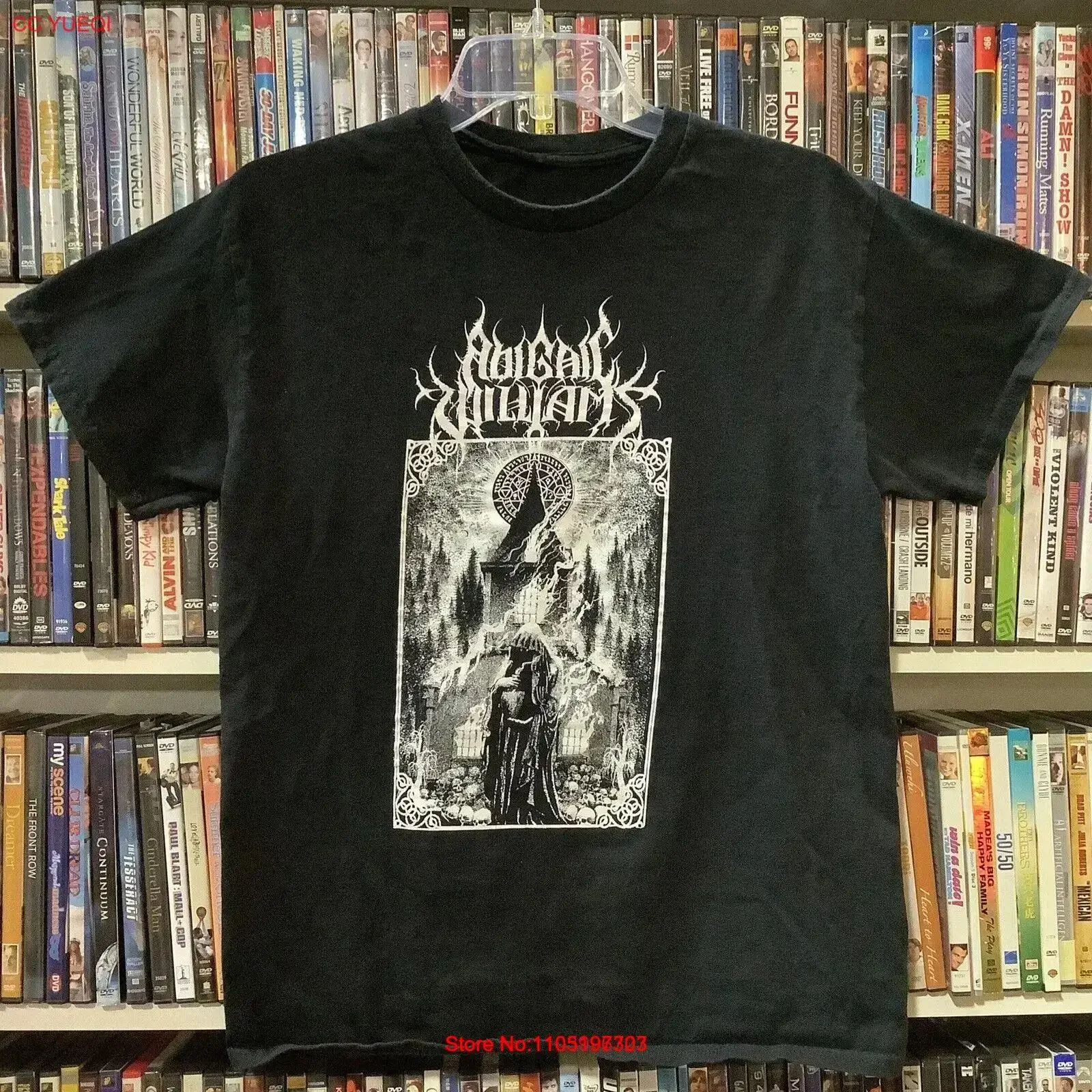 

Abigail Williams Metal Band T Shirt Size M vintage Washed Stretched graphic homme Soft Versatile Comfortable fashion streetwear