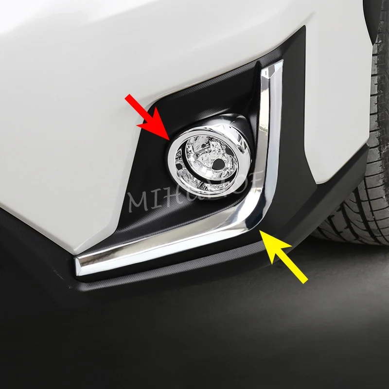 

Хромированный передний противотуманный чехол для Subaru Crosstrek XV 2018 2019 2020, аксессуары