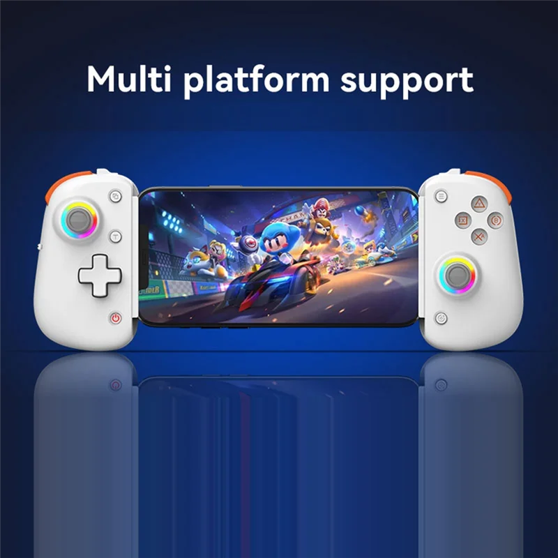 SB-D8 PRO Stretch Gamepad For Dual Hall Somatic Macro Programming For SWITCH/PS4 Android IOS PC 400Mah Grip