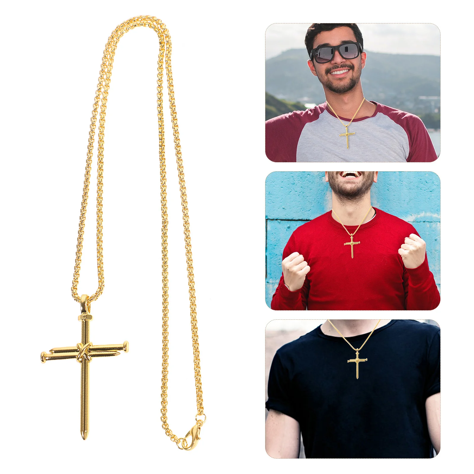 1 قطعة الرجال أنيق سبيكة الهيب هوب المختنق قلادة باردة فريدة من نوعها موضة سلسلة عنق مهرجان الحفلات هدية سلسلة الترقوة