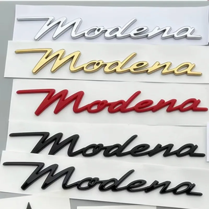 

ABS для Maserati Modena, буквы, логотип автомобиля, корпус, задний багажник, крыло, эмблема, значок, наклейки на заднюю дверь