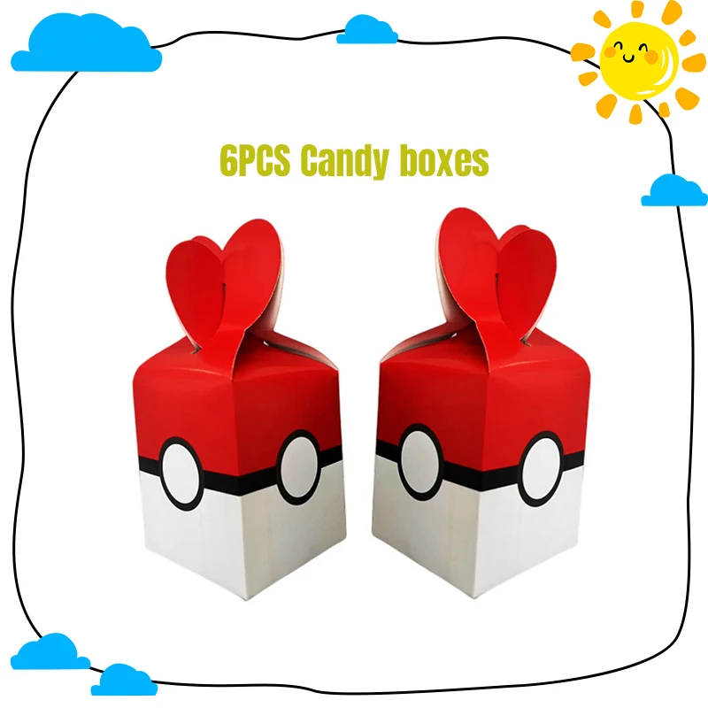 Pokemon Birthday Party Decorations Pikachu Theme Tableware Paper Cups Plates Tablecloth Backdrop Banner Digit Balloon Kids Favor