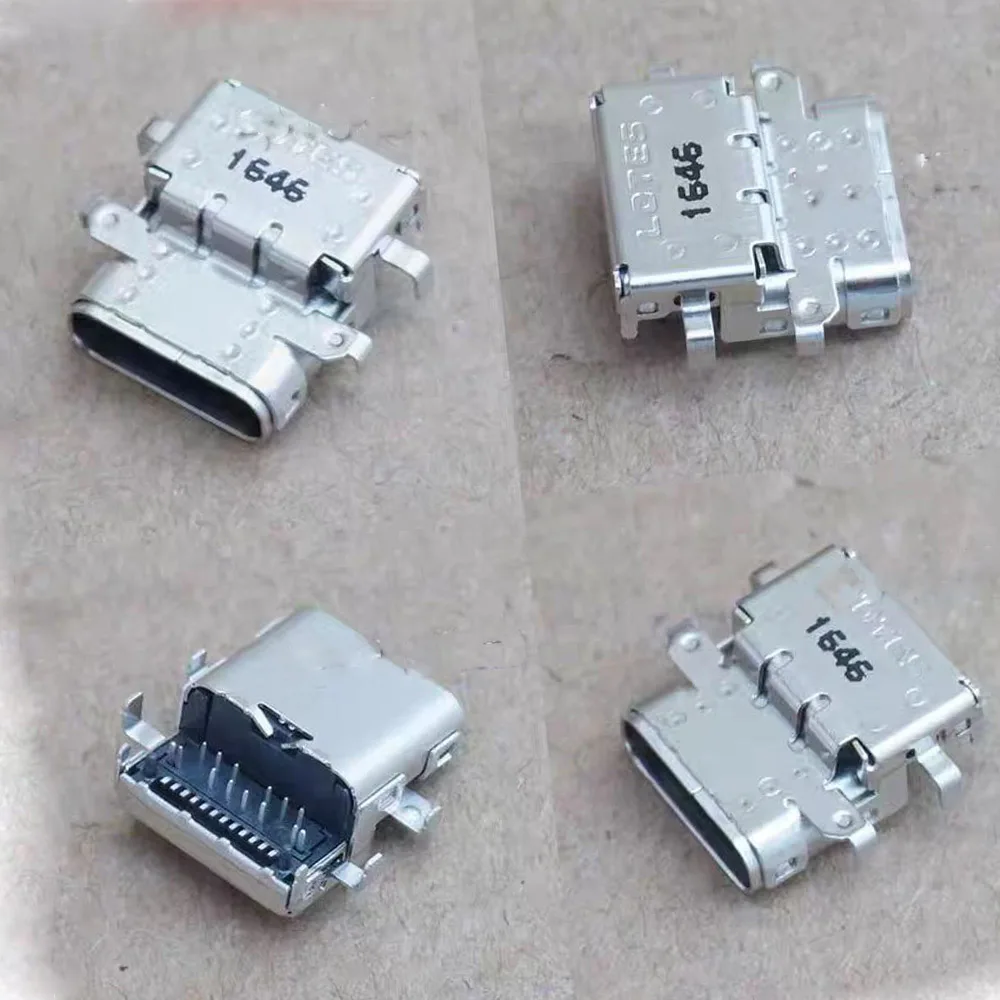 Suitable for Lenovo and ASUS Laptops, Type-C 24-Pin USB3.1 Power Interface Charging Connector Tail Plug, Repair Parts