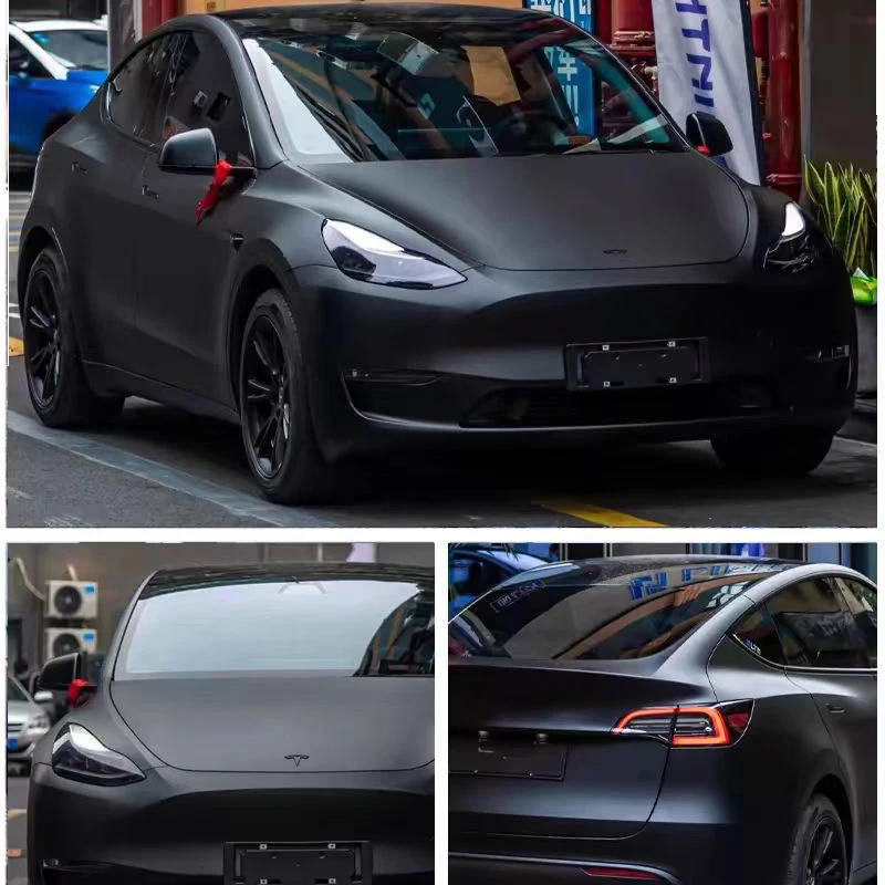 Hochwertige Matte Schwarze Folienaufkleber für Auto-Wrapping Vinyl-Autofolien Aufkleber für Fahrzeug-Außendesign