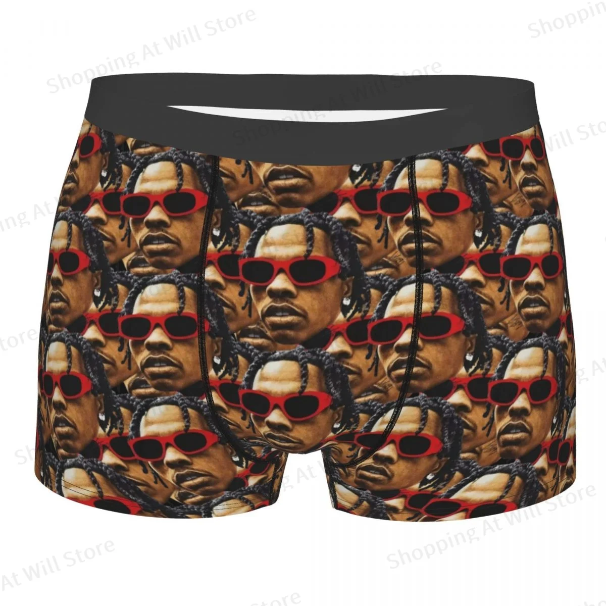 Hip Hop Rapper Lil Baby Graphic Man's Printed Boxer Briefs Underwear Highly Breathable Top Quality Birthday Gifts