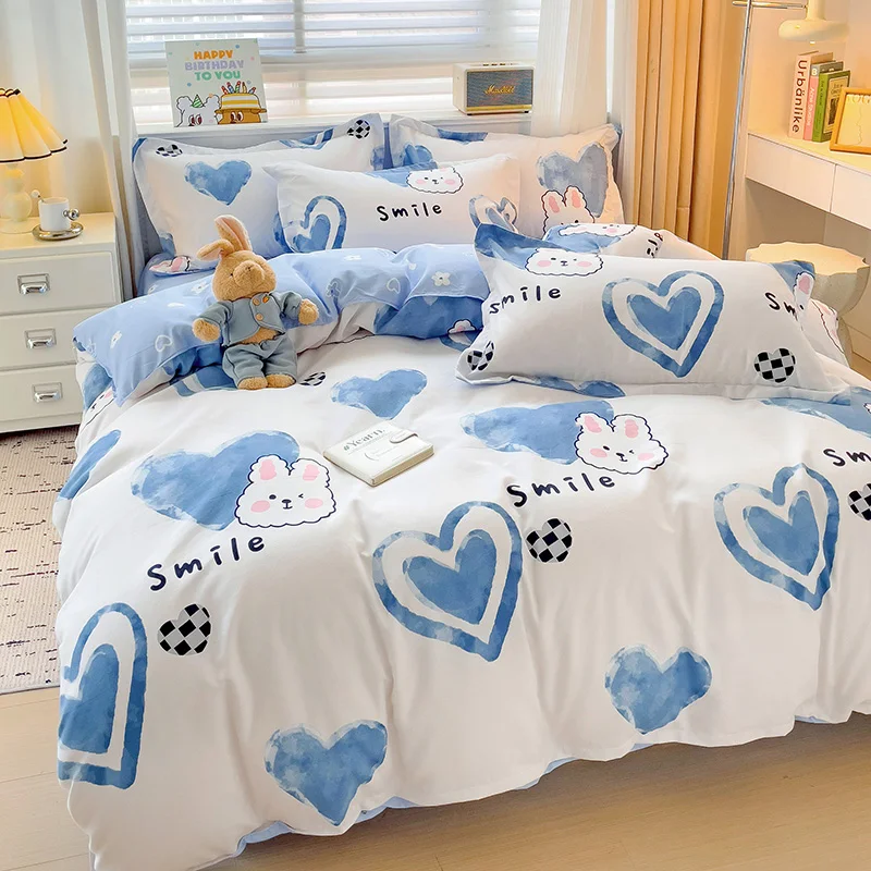 4-piece bedding set comforter set Soft and comfortable for be suited to four seasons Suitable for the room dormitory