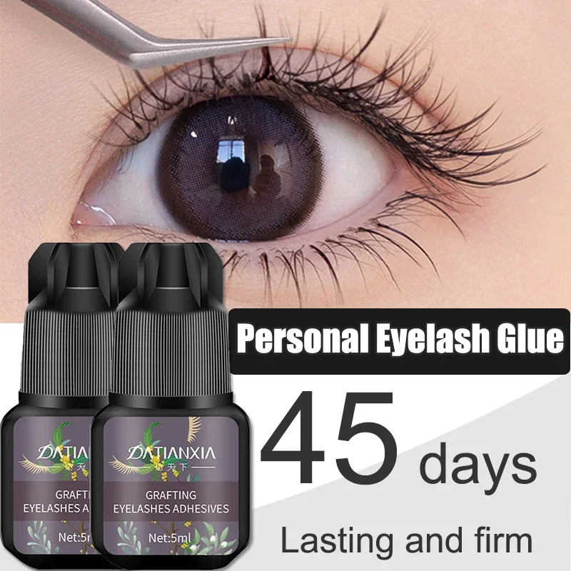 Eyelashes Extension Glue No-irritant No Smell Grafting Mink Eyelash Black Glue Quick Dry Lasting Firm Self Adhesive Eye Makeup