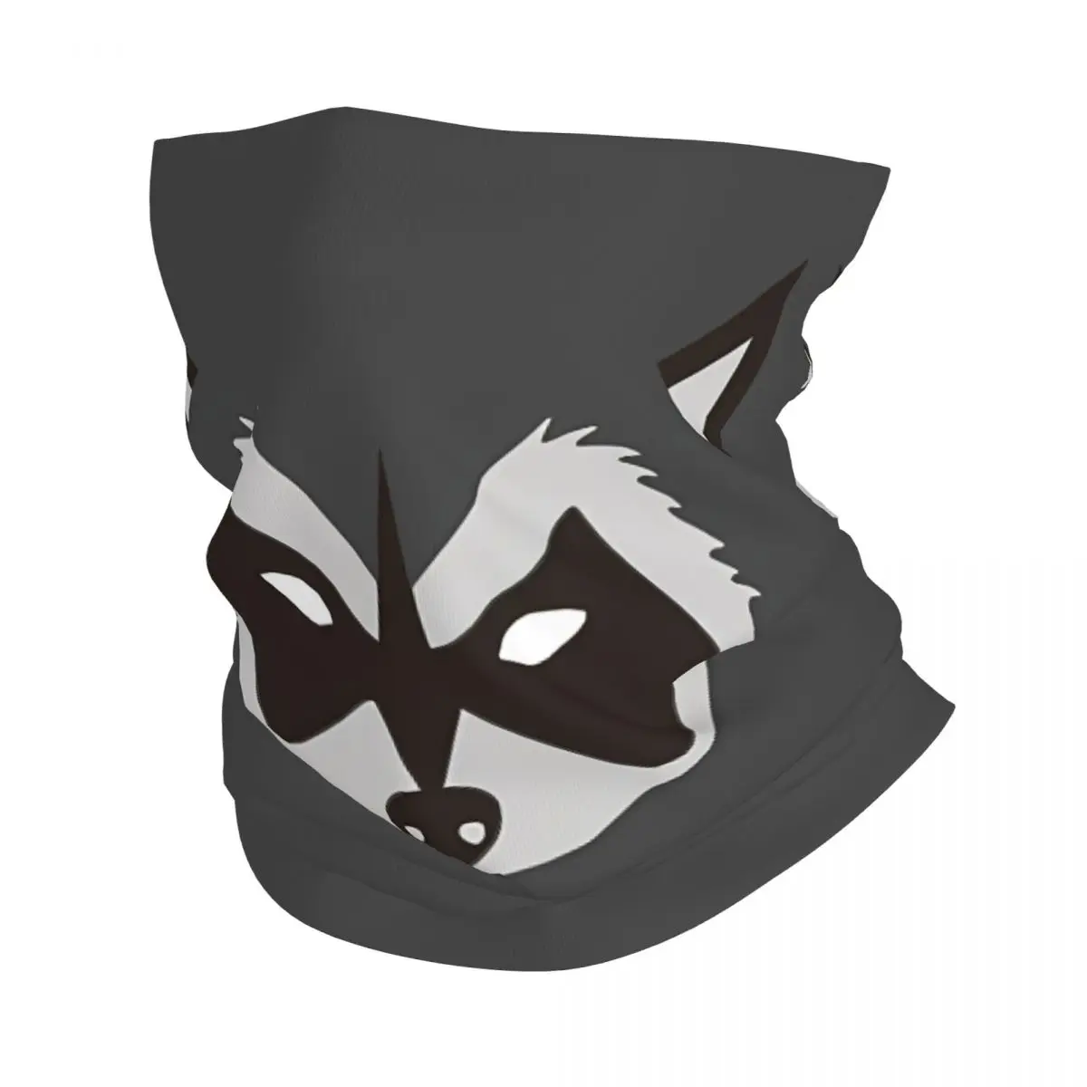 Raccoon Scarf Neckerchief Neck Face Mask Polyester