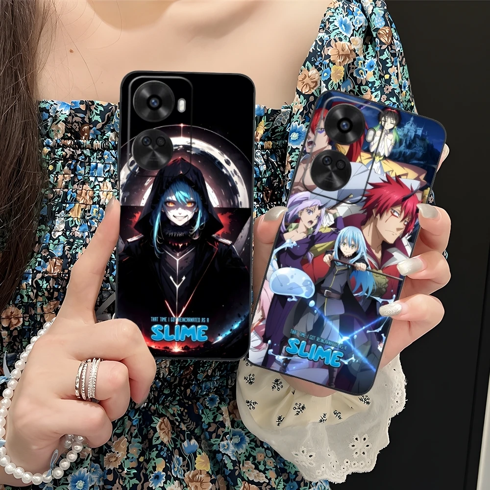 Slime Tensura Rimuru Mobile Phone Case for Huawei Nova 12 11 10 9 8 7 Pro SE 5G Black Soft Phone Cover Shell