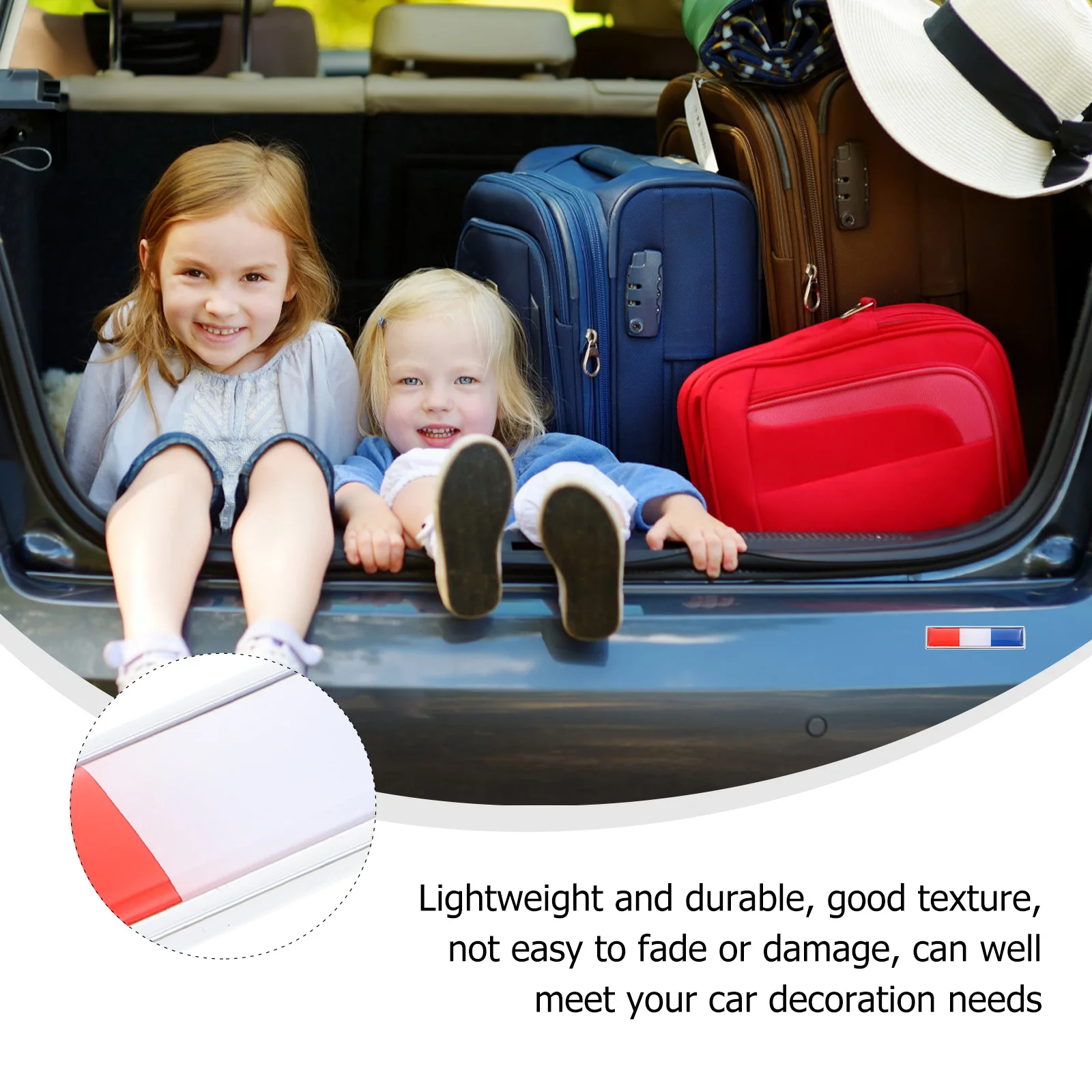 

2pcs Car Metal Sticker Door Personalized Nation Flag Zinc Alloy Body Decorative Sticker Auto Styling Accessory Unique Car