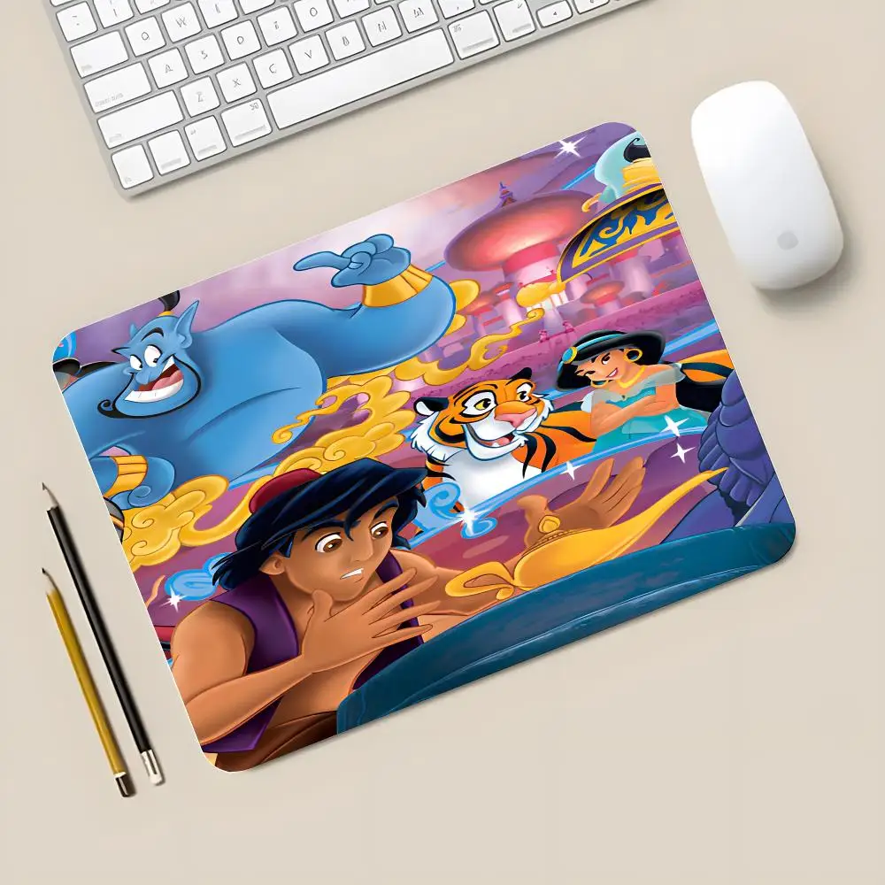 Disney Aladdin Princess Jasmine and Prince Mouse Pad game  desktop laptop simple office rubber small non-slip pad 450x400