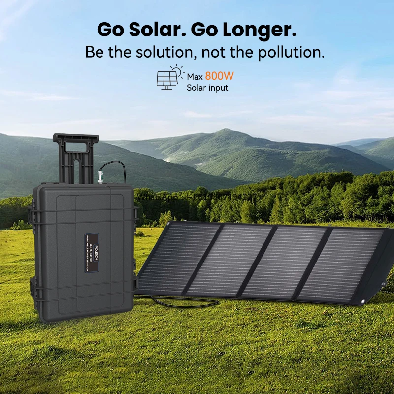 Portable 3000W Solar Battery Station 110V/220V Electric Charging Lifepo4 Generator for Car for Camping Emergency Reasonable