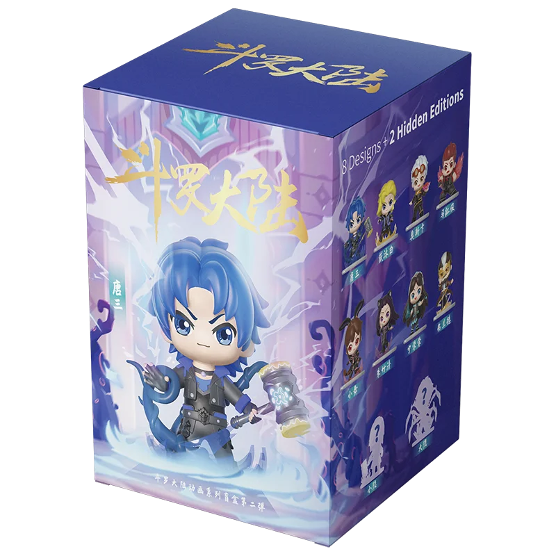 Original Douluodalu Soul Land Soul Master Duel Tangsan Xiaowu Anime Cartoon Figures Blind Box Toy Kid Gift Anime Periphery Model