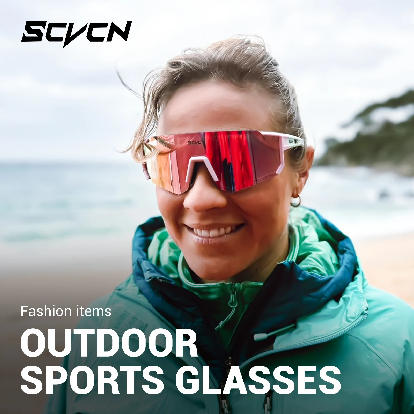 SCVCN Outdoor Cycling Sunglasses Men MTB Bike Glasses  Sports Mountain Climbing fishing Women Bicycle Cycling UV400 Goggles image 3