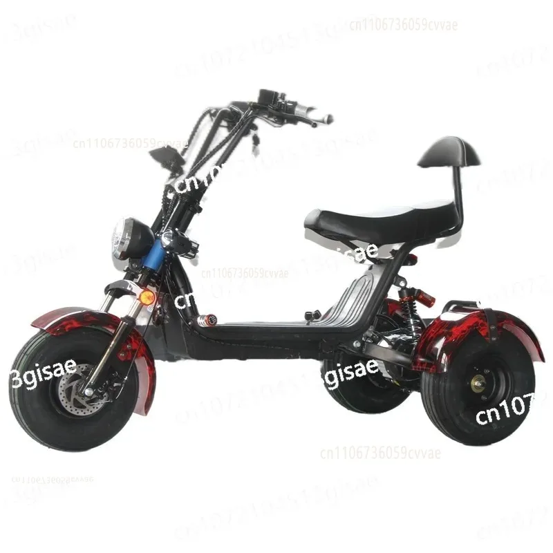 Drive Three-wheel Electric Vehicle 1000W Scooter City 48V Shaft