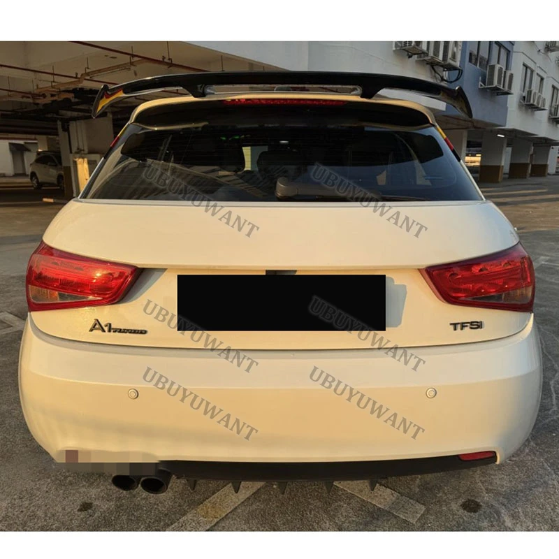 For AUDI A1 Hatchback 2012-2025 ABS Rear Trunk Boot Spoiler Wing Lip Car Rear Wings