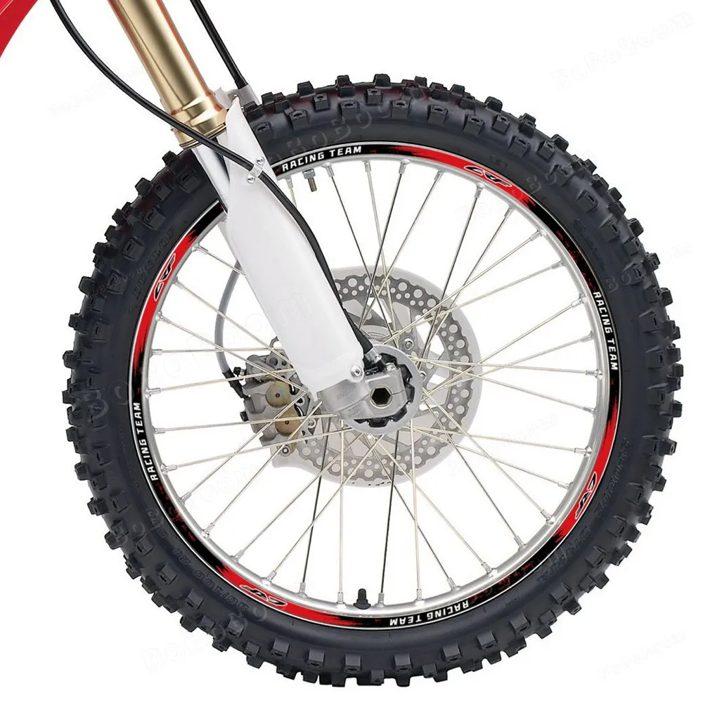 

CRF Motorcycle Wheel Sticker Rim Decal Reflective Hub Stripe Tape For CRF450R 450X 450L 250R 250X 250F 250L 300L 230L