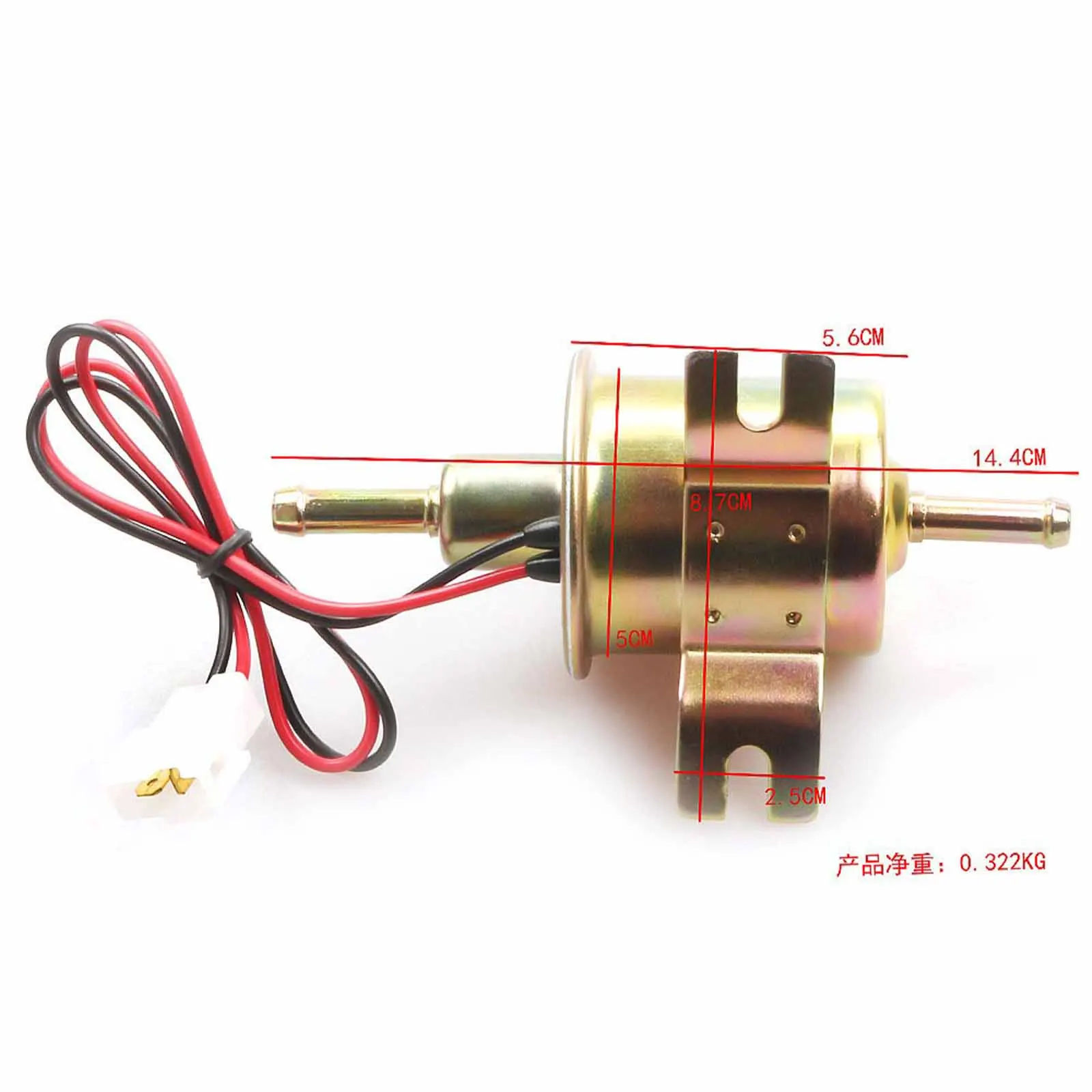 HEP-02A 12V OE Pompa elettrica del carburante benzina a bassa pressione di alta qualità per escavatore della pompa di trasferimento del carburante della pompa diesel del motociclo dell'automobile