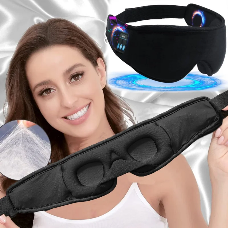 One 3D wireless sleep, 5.2 headphones, best , built-in Type-C charging, music.