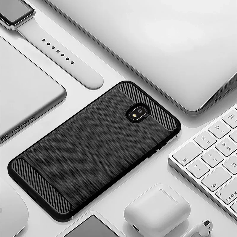 Case For Samsung Galaxy J7 2018 Case Silicone TPU Shockproof Carbon Cover for Samsung Galaxy Wide3 J7 2018 J737 Star/Refine/Top