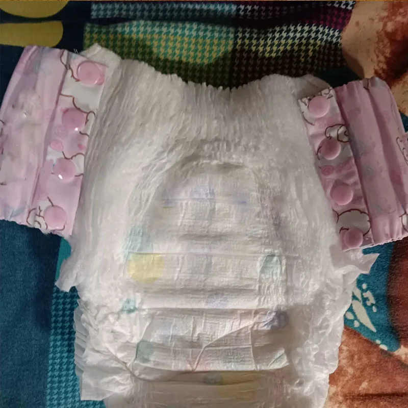 Cotton Cartoon Pattern Adult ABDL All-in-one Pull-Up Pants Extension Strap 10cm Wide With Snaps DDLG Washable Diaper Briefs Belt