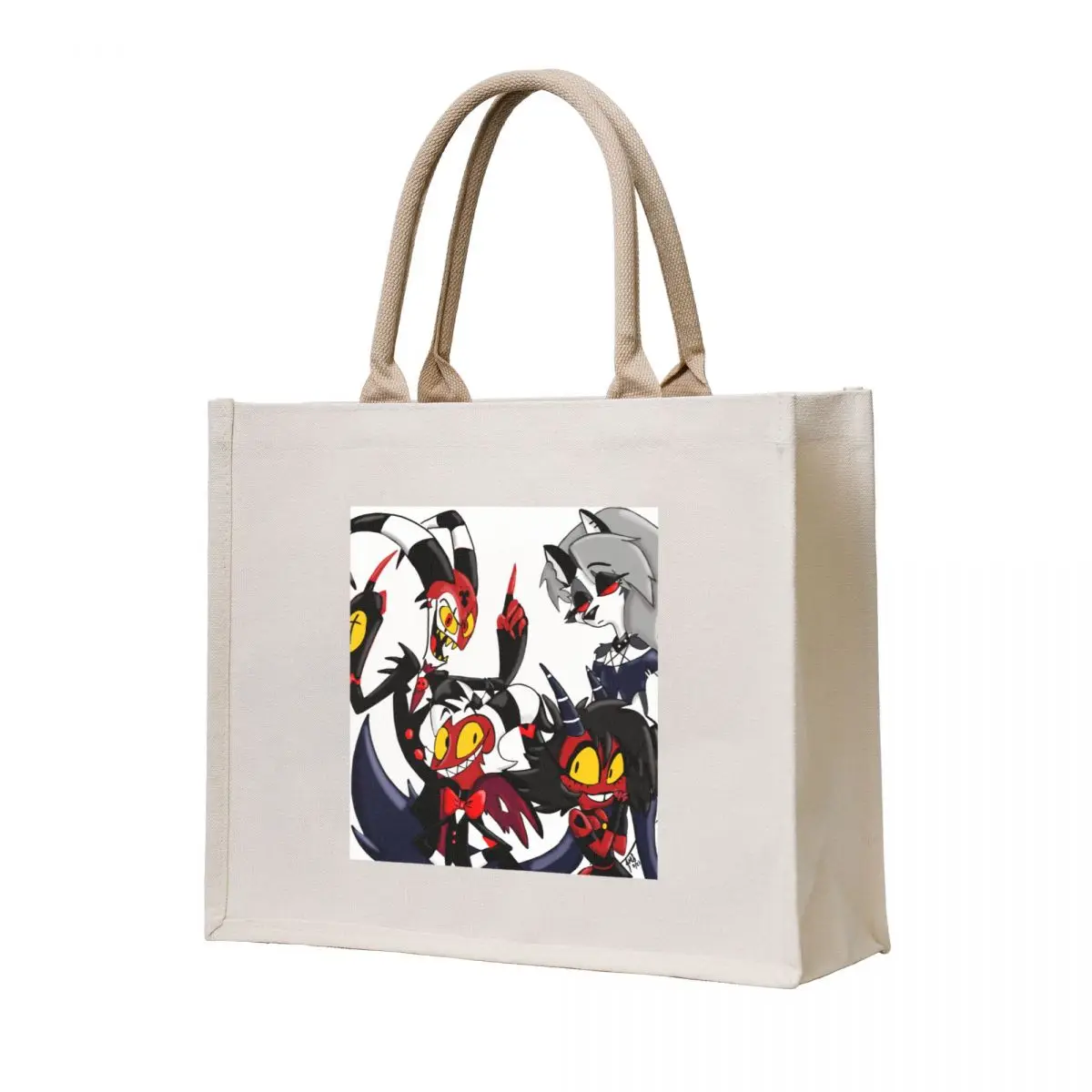 

Helluva Boss IMP CREW Tote Bag shopper bag women canvas Customizable tote bag hand bags tote men's