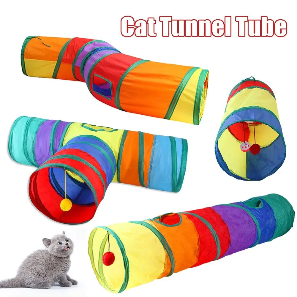 Pet Supplies Cat Play Tunnel Tube Collapsible Hamster House Tunnel For Pet Gerbil Rat Small Animals