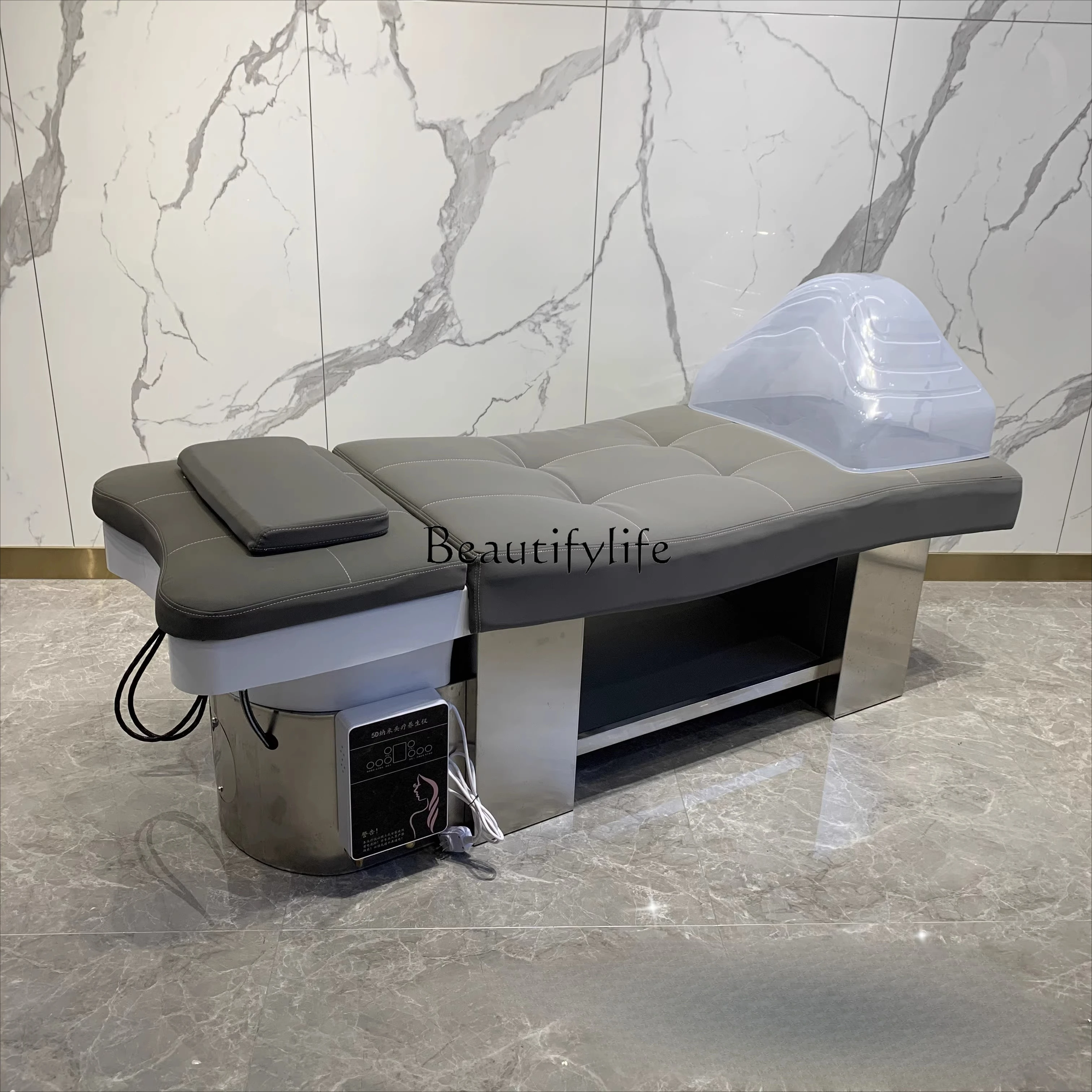 

03.*Thai massage barber shop special flush beauty salon fumigation head treatment water circulation bed