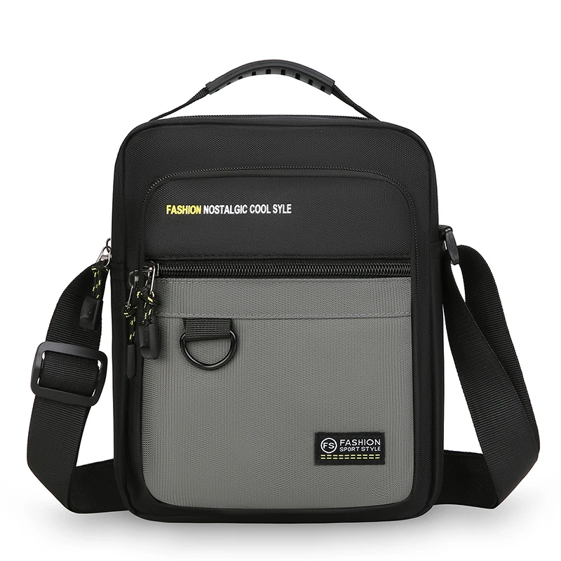 Men Crossbody Bag Single Shoulder Bags Big Capacity Storage Bag Fashion Multi-Pockets Business Crossbody Bags