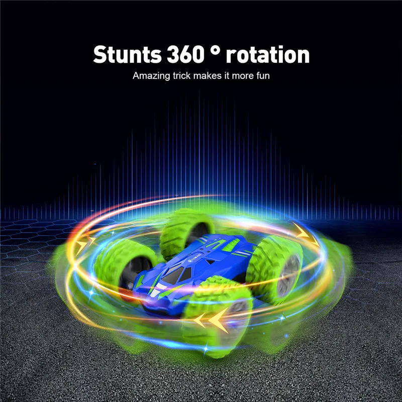 2.4G 4CH Mini RC Car Double-Sided 360 gradi Flip Off Road RC Stunt Car telecomando Roll Car Toys for Boys Children