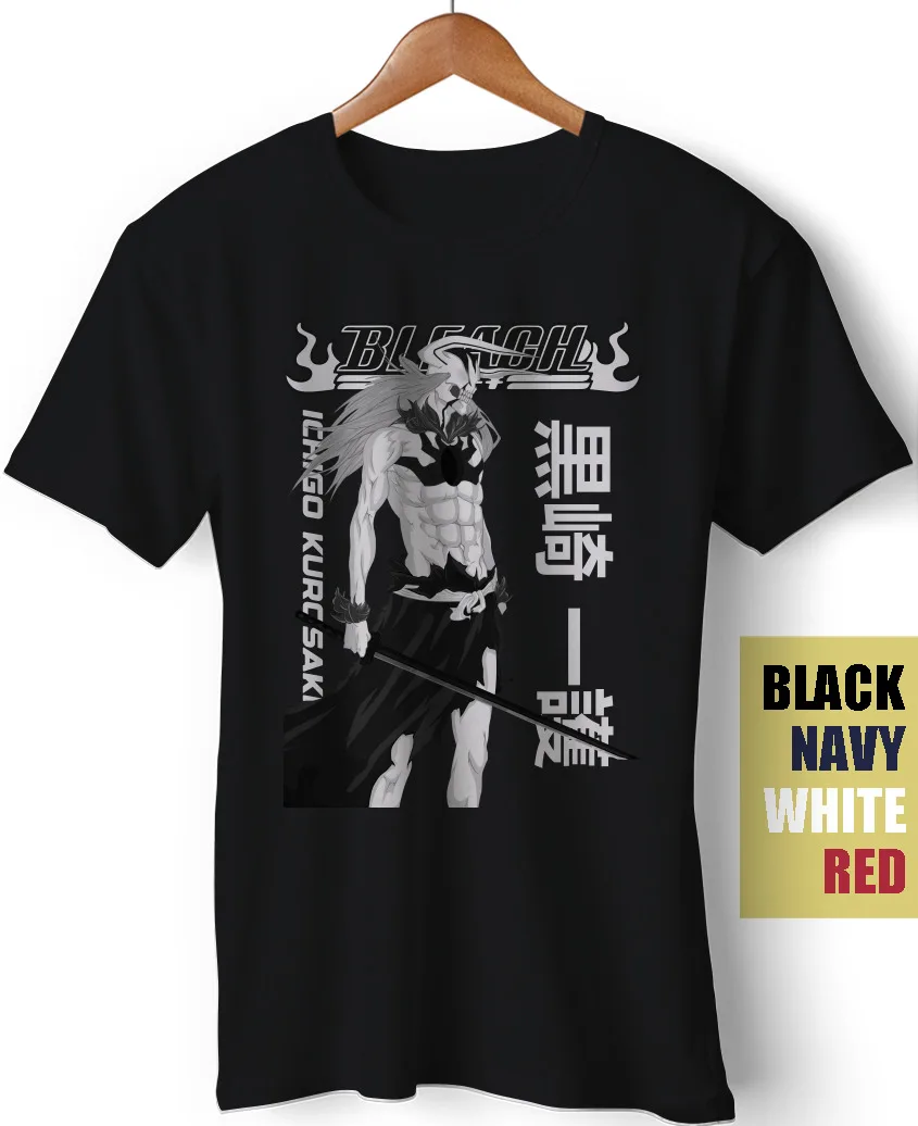 

Ichigo Kurosaki Hollow Bankai Bleach Anime Manga Kenpachi Funny Gift T-Shirt