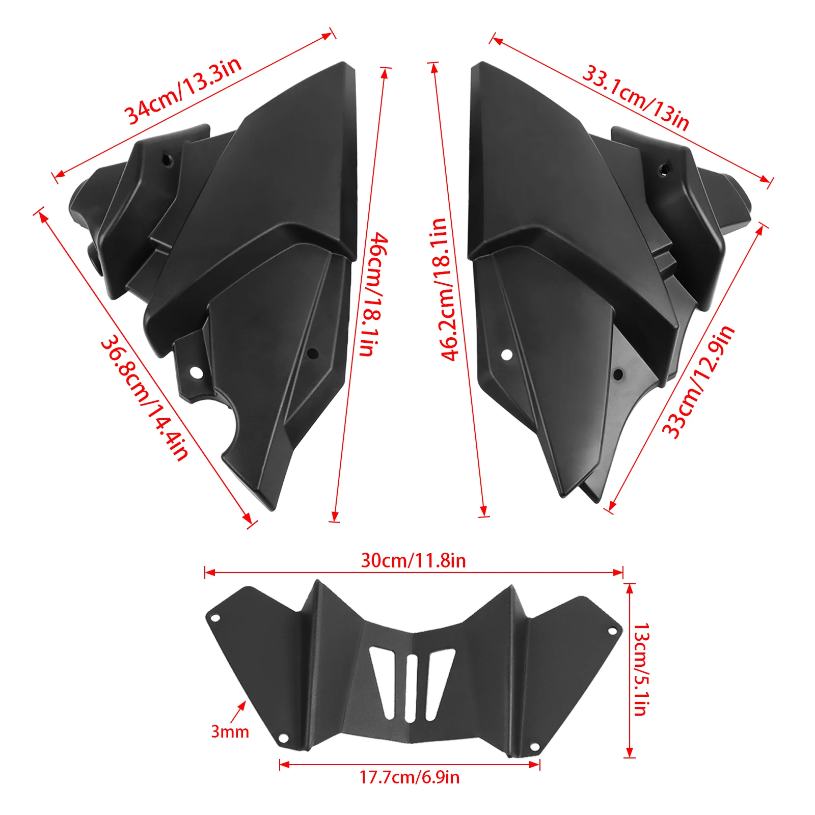 MT09 Lower Fairing Cover Belly Pan Engine Chassis Protective Guard For YAMAHA MT-09 SP MT 09 TRACER 9 GT Plus/ Y-AMT 2021-2026