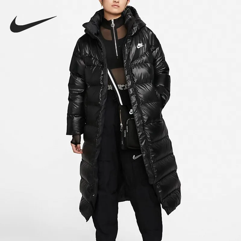 Nike Women's Fashion Comfortable Warm Sports Casual Long Down Jacket DV0571-010