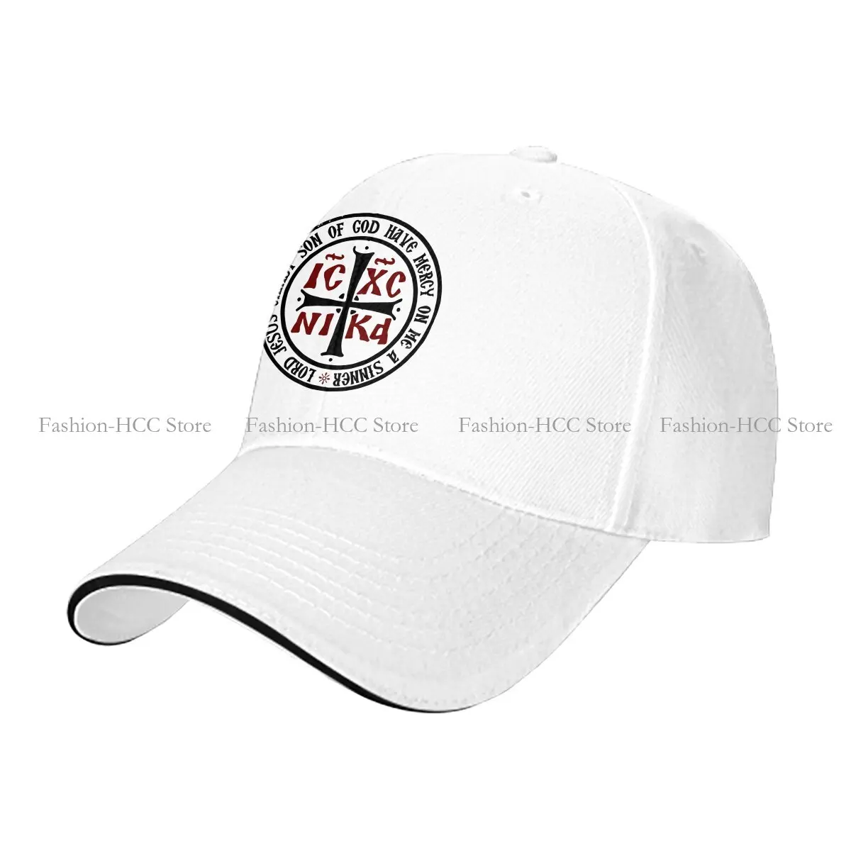 Pure Color Dad Hats Prayer Hat Sun Visor Baseball Caps Jesus God Cross Peaked Cap