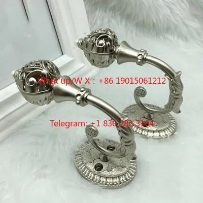 product Retro Fashion Alloy Curtain Hanging Ball Wall Hook Curtain Accessories Clips Home Decoration Holder Hanger
