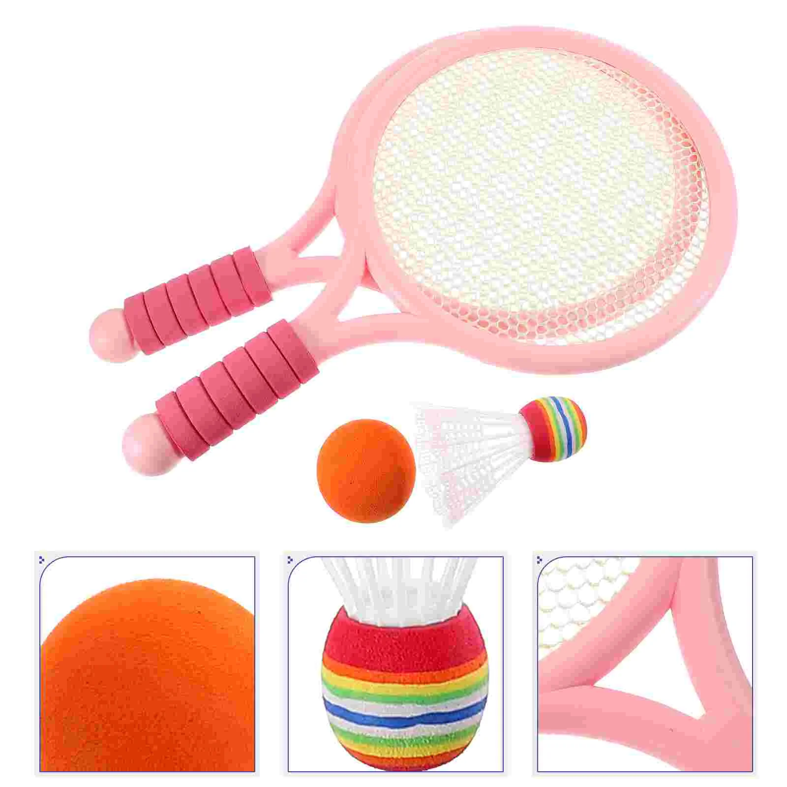 For Tennis Kids Set Racket Ball Children Bat And Short Beach Balls Game Garden Racquet Kids Toys Parent Child Interactive Toys