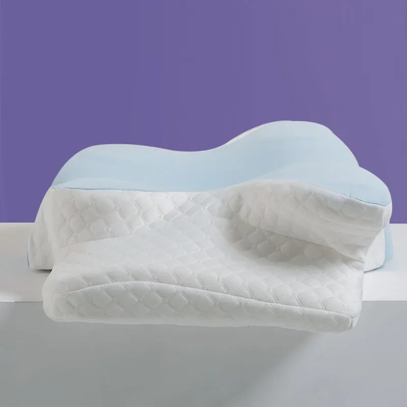 New 62x41x10cm Butterfly Memory Foam Pillow Slow Rebound Soft Cervical Pillow for Sleeping Comfort Ergonomic Orthopedic Pillows
