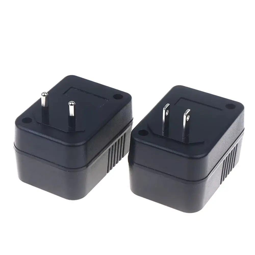 1Pcs EU US Plug Step Down Transformer AC 220-240V to 110-120V Single Phase Voltage Converter Oil Immersed Self Cooling Black