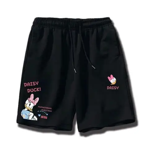 الكلاسيكية ديزني دونالد داك ديزي تريند زوجين صديقة السراويل كبيرة الحجم فضفاضة تنفس السراويل الرجال والنساء