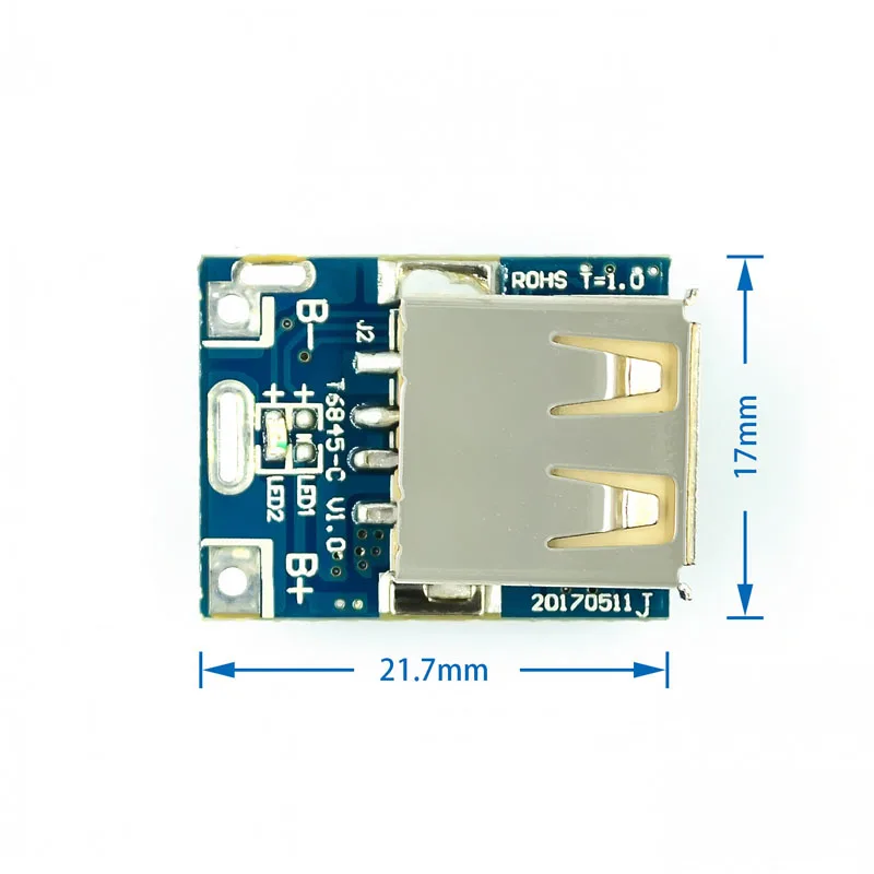 5~500Pcs 5V Booster Board Lithium Battery Charging Protection Board Perfume Booster Board 134N3P Scheme Micro Type-C Interface