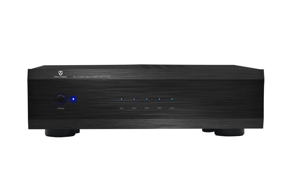Manufactory 500W Power 5 Channels Amplifiers Aluminium Made Amplifier Audio